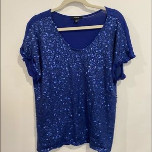 Royal Blue  Blouse